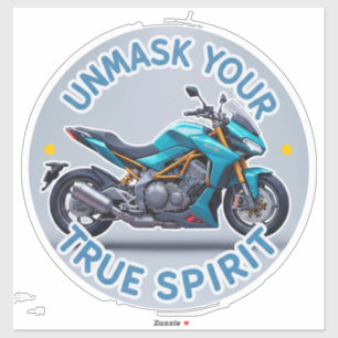 Tvåhjulig motorcykel dekal konst