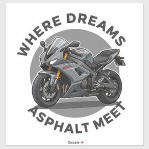 Tvåhjulig motorcykel dekal konst