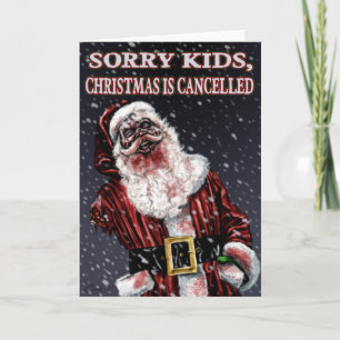 Tvajande jul helgkort