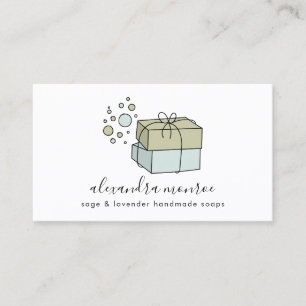 Tvål och bubblor   Handgjorda soap Artisan Visitkort