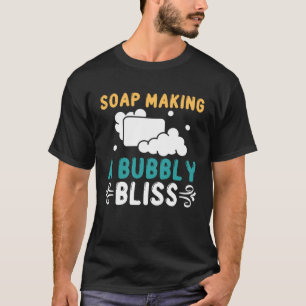 Tvål Skapar tvål Skapar en bubbeltrycksnål T Shirt