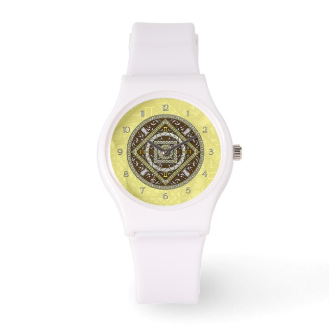 Tvåling Mandala Ur Armbandsur (Framsida)