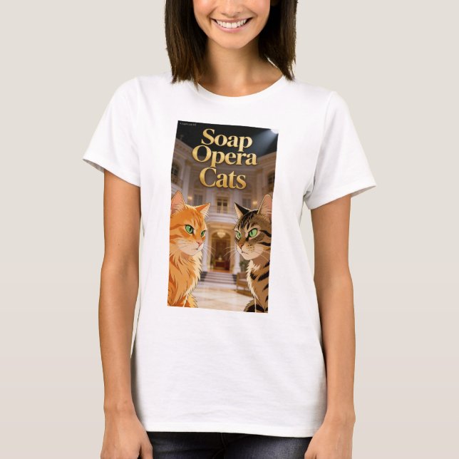 Tvåloperakatter T-shirt (Framsida)