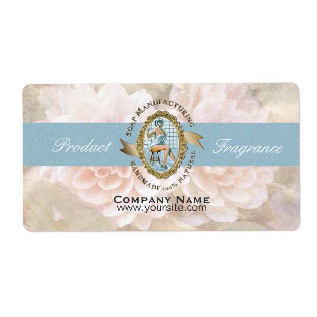 Tvåltillverkning - Produktetikett Fraktsedel (Framsidan)