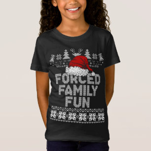 Tvångsfamiljen Julafton Roligt Sarcastic Funny San T Shirt