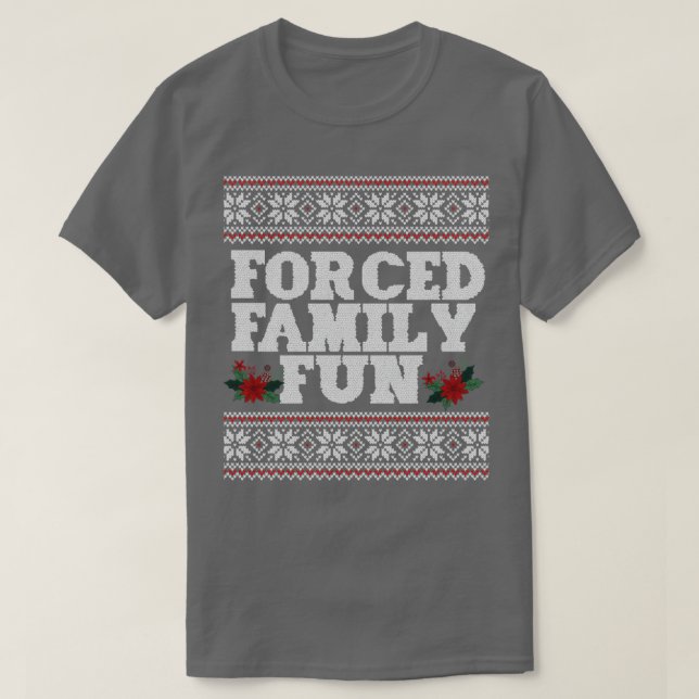 Tvångsfamiljens roligt1 t shirt (Design framsida)
