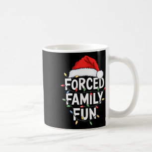 Tvångsfamiljens Roligt Manar Kvinnor Kids jul Paja Kaffemugg