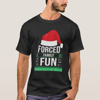 Tvångsfamiljens Roligt Sarcastic julfunny Manar Wo T Shirt