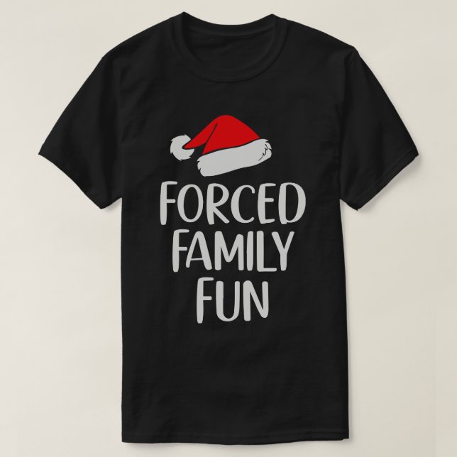 Tvångsfamiljens Roligt Sarkastic-jul T Shirt (Design framsida)