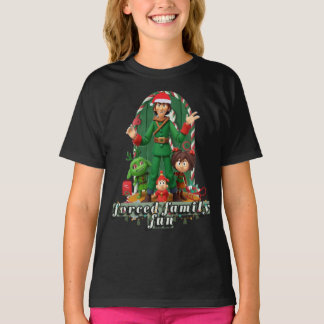Tvångsfärgad Roligt - julklapp | Funny Helgdag El T Shirt