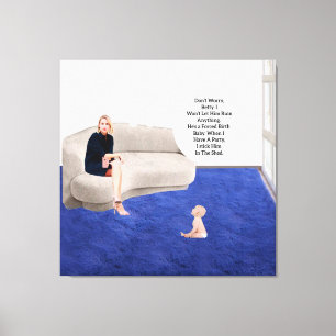 Tvångsfödelseträngt Kanvastryck i Baby