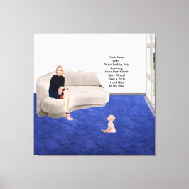 Tvångsfödelseträngt Kanvastryck i Baby