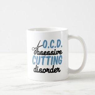 Tvångsmässig bita oordning kaffemugg