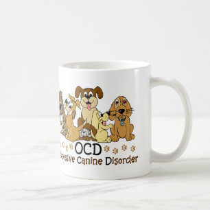 Tvångsmässig hund- oordning för hund älskare kaffemugg