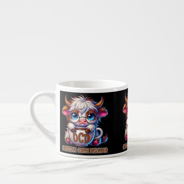 Tvångsmässig kaffestörning espressomugg (Vänster)
