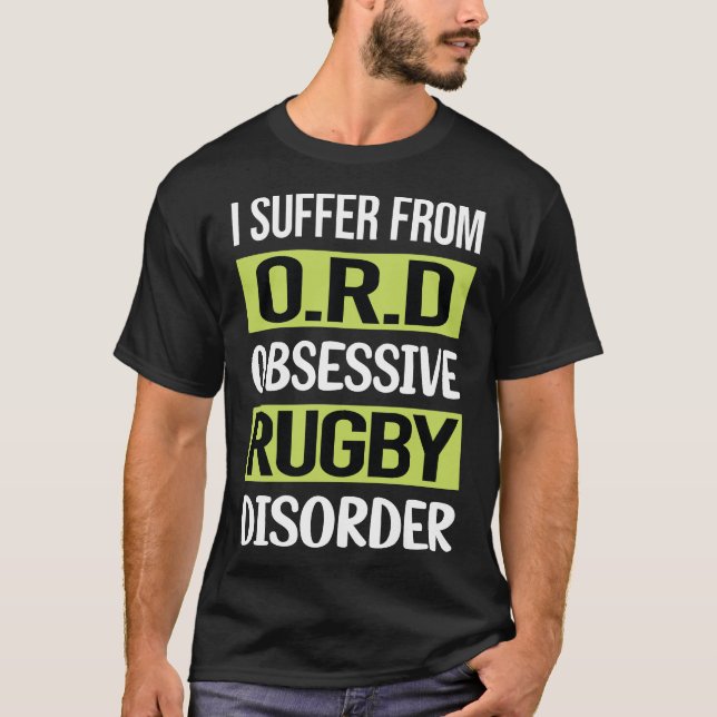 Tvångsmässig kärlek rugby t shirt (Framsida)