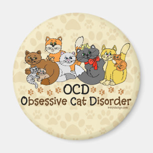 Tvångsmässig kattoordning för OCD Magnet
