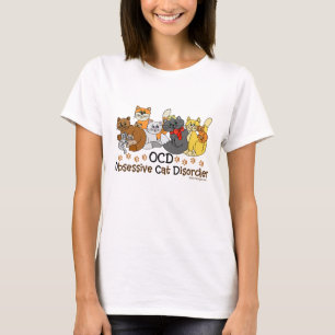 Tvångsmässig kattoordning för OCD T-shirt