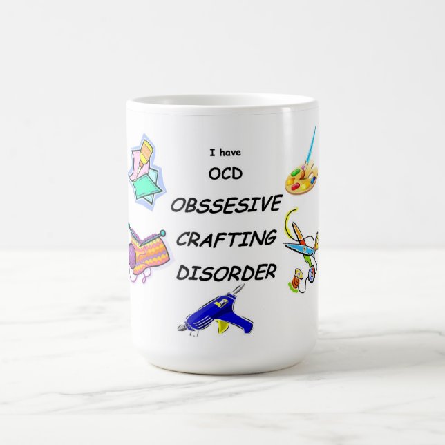 Tvångsmässig tillverka oordning kaffemugg (Center)