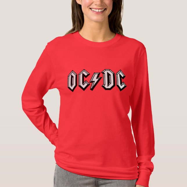 Tvångsmässig-Tvångsmässig oordning OC/DC T-shirt (Framsida)