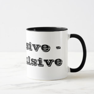Tvångsmässigt - tvångsmässigt mugg
