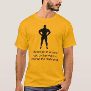 Tvångstanken är ett ord som används av det svag t shirt