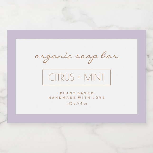 Tvåproduktsetikettdesign (Enkel etikett)