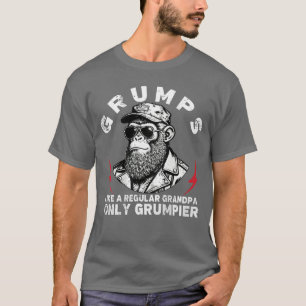Tvär som en vanlig farfar, bara grinigare apa t shirt