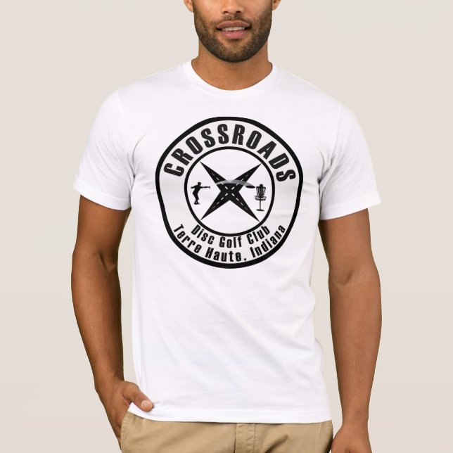 Tvärgatadiskettgolfklubb T-shirt (Framsida)