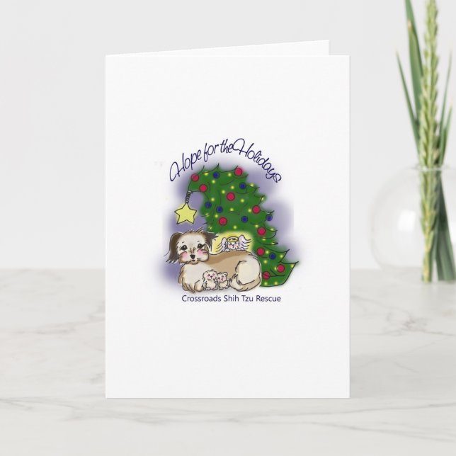 Tvärgataräddinghopp för helgdagarkortet helgkort (Framsida)