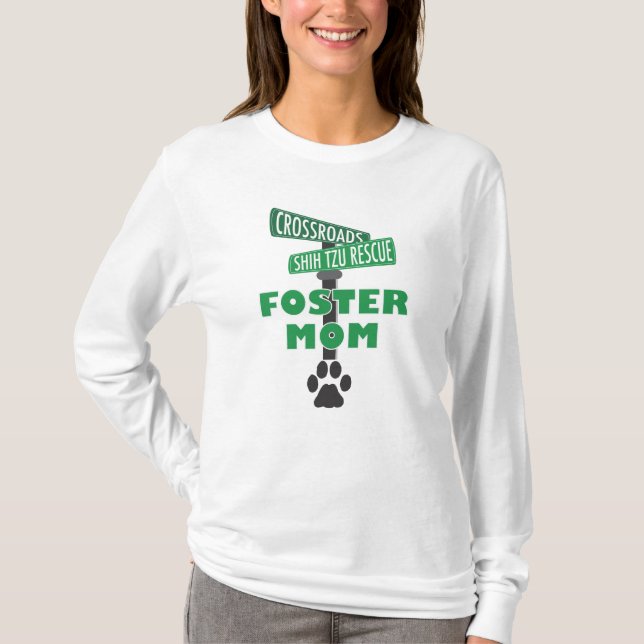 Tvärgator vårdar mamman tee shirt (Framsida)