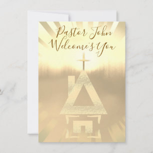 Tvärminister Pastor Välkommen Kyrkkort