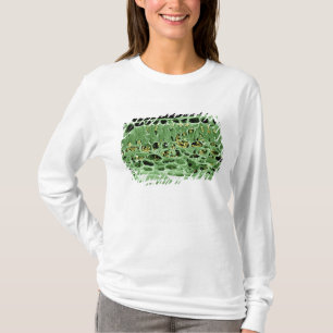 Tvärsnitt av löv t-shirt