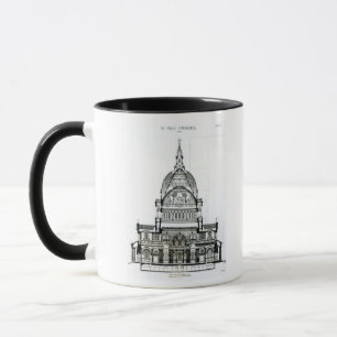 Tvärsnitt av Sts Paul domkyrka Mugg