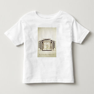 Tvärsnittet beskådar av en theatre på den t shirt