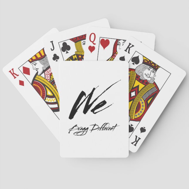 TVÄRSTYCKAD CASINOKORT (Baksidan)