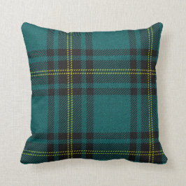Tvåsidig Blått-Grönt Tartan Kudde