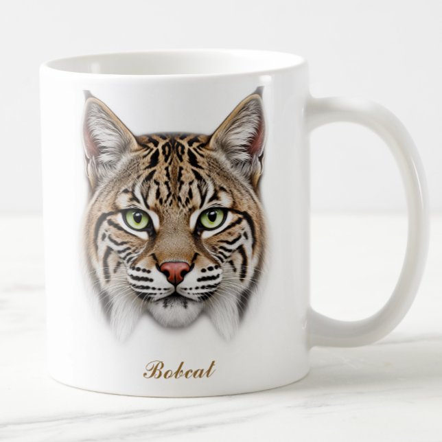 Tvåsidig Bobcat-kaffedesign i Mugg (Skapare uppladdad)