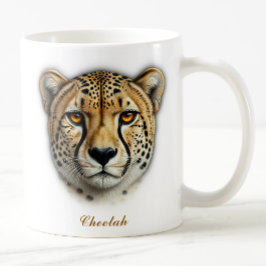 Tvåsidig Cheetah Coffee Mugg Design