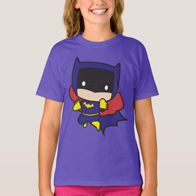 Tvåsidig Chibi Batgirl T Shirt (Framsida)