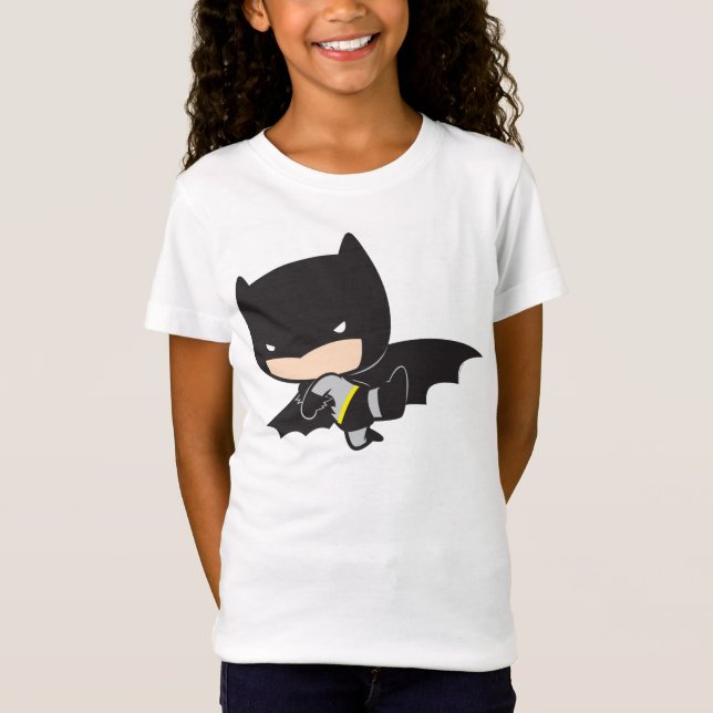 Tvåsidig Chibi Batman T-shirt (Framsida)