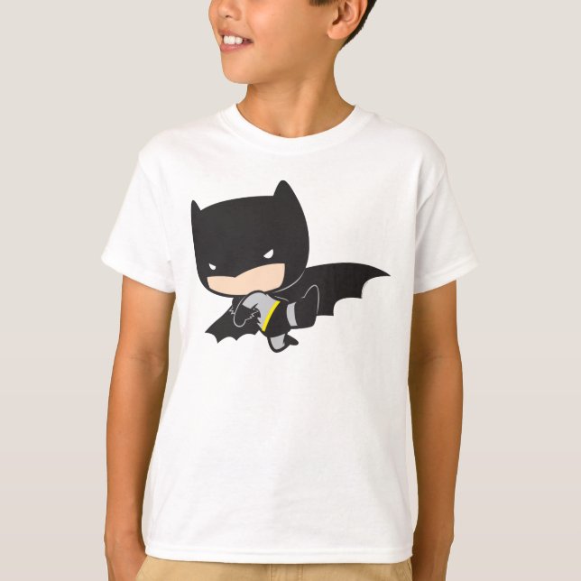 Tvåsidig Chibi Batman Tee Shirt (Framsida)