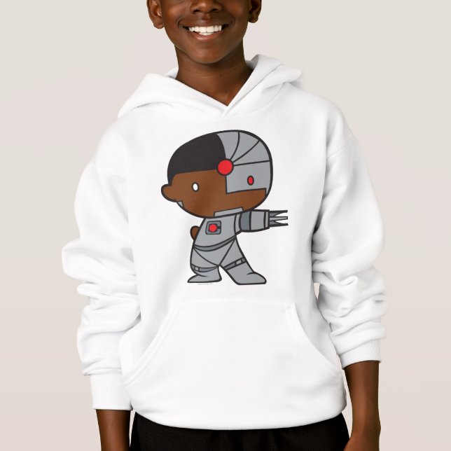 Tvåsidig Chibi Cyborg Tröja (Framsida)