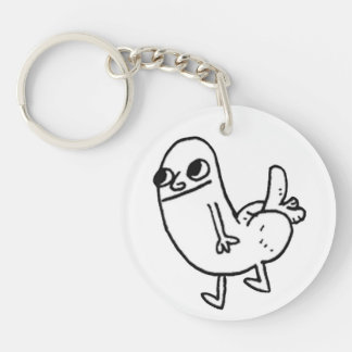 (Tvåsidig) Dickbutt keychain,