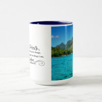 Tvåsidig gudstjänst Prayer & Bora Bora Island
