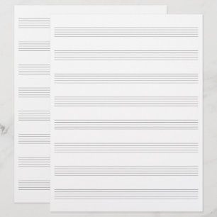 Tvåsidig handskript Papper Music-personalkomposer
