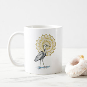 Tvåsidig HeronMandalamugg Kaffemugg