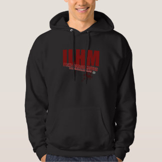 Tvåsidig Hoodie för ILHM-logotyp (mörk)