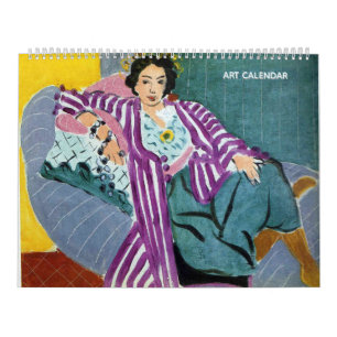 Tvåsidig konstkalender kalender