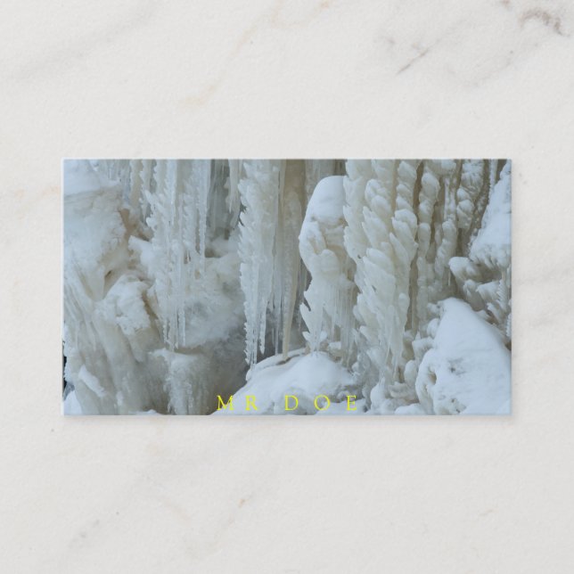 Tvåsidig kylningstjänst för konditionering av Luft Visitkort (Framsida)